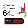 ADATA Clé USB C008 de 64 Go - Noir (AC008-64G-RKD)