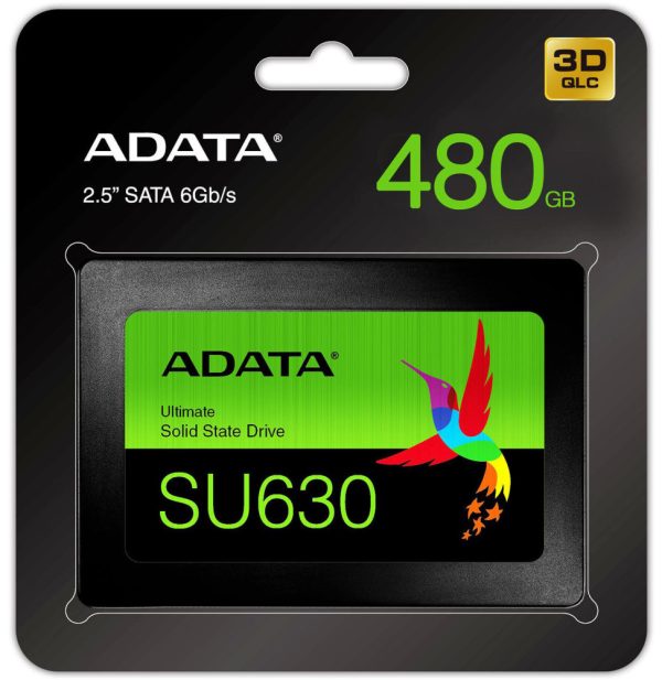 Disque Dur interne SSD ADATA SU630 SATA 2.5" - 480Go ( ASU630SS-480GQ-R)