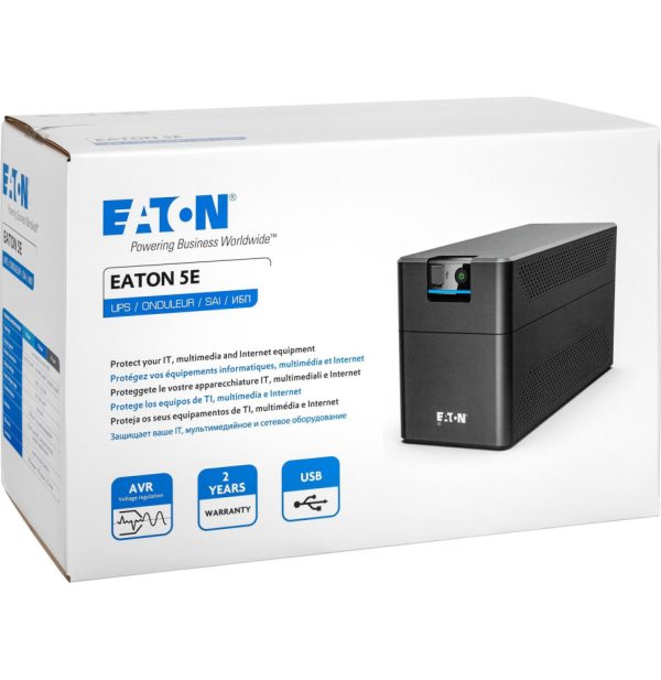 Onduleur Line-interactive Eaton 5E 2200 USB - 1200 W / 2200 VA - 6 prises C13 (5E2200UI)
