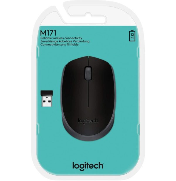 Souris sans fil Logitech M171 noire  (910-004424)