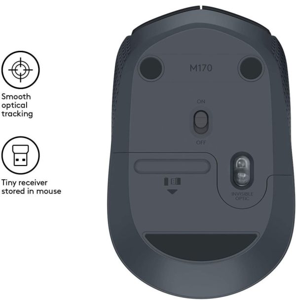 Souris sans fil Logitech M171 noire  (910-004424)