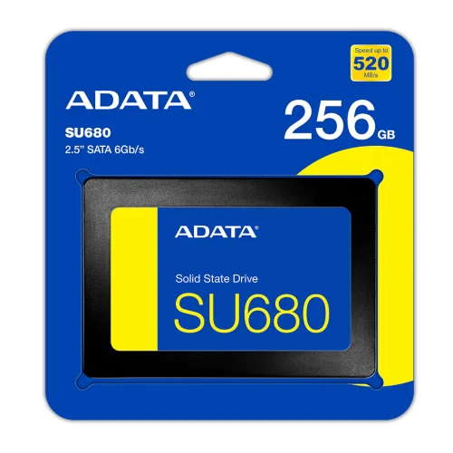 Disque Dur interne SSD ADATA Ultimate SU680 SATA 2.5" - 256 Go (AULT-SU680-256GR)